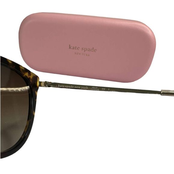 Kate Spade Tortoiseshell Cat Eye Sunglasses - Brown Gradient main image 5